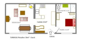 Plan gîte